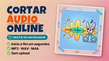 Cortar áudio online grátis