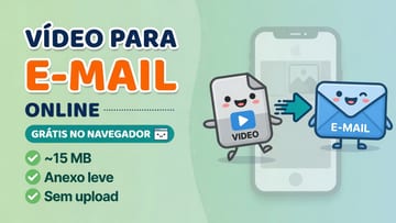 Diminuir vídeo para e-mail online