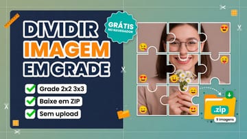 Dividir imagem em grade online