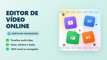 Editor de vídeo online grátis