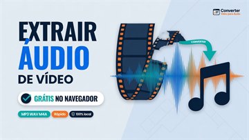 Extrair áudio de vídeo online grátis