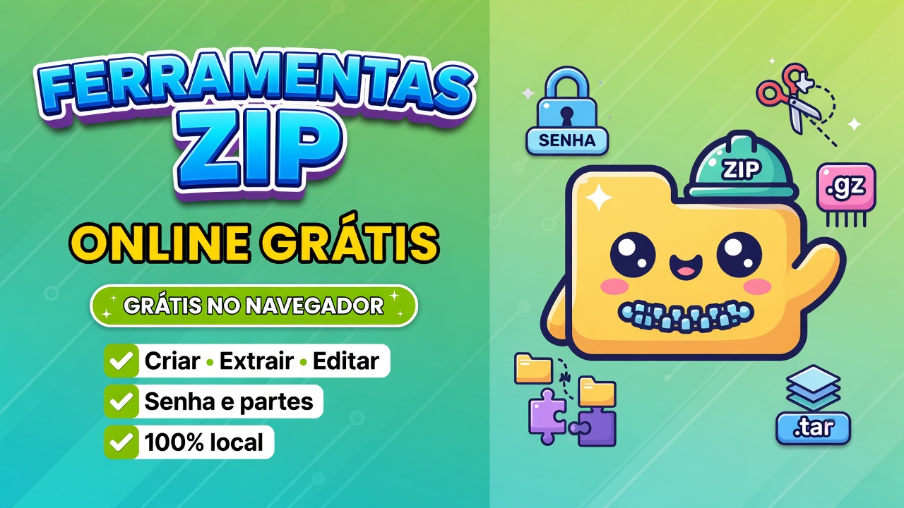 Ferramentas ZIP online grátis