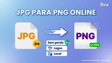 JPG para PNG online grátis