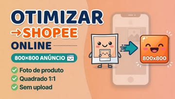 Otimizar imagem Shopee online