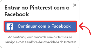 Pinterest facebook