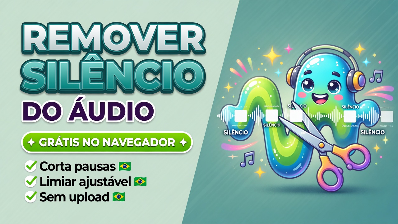 Remover silêncio do áudio online